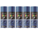 5X Paint Factory Beautiful Blue Gloss Spray Paint 400ml