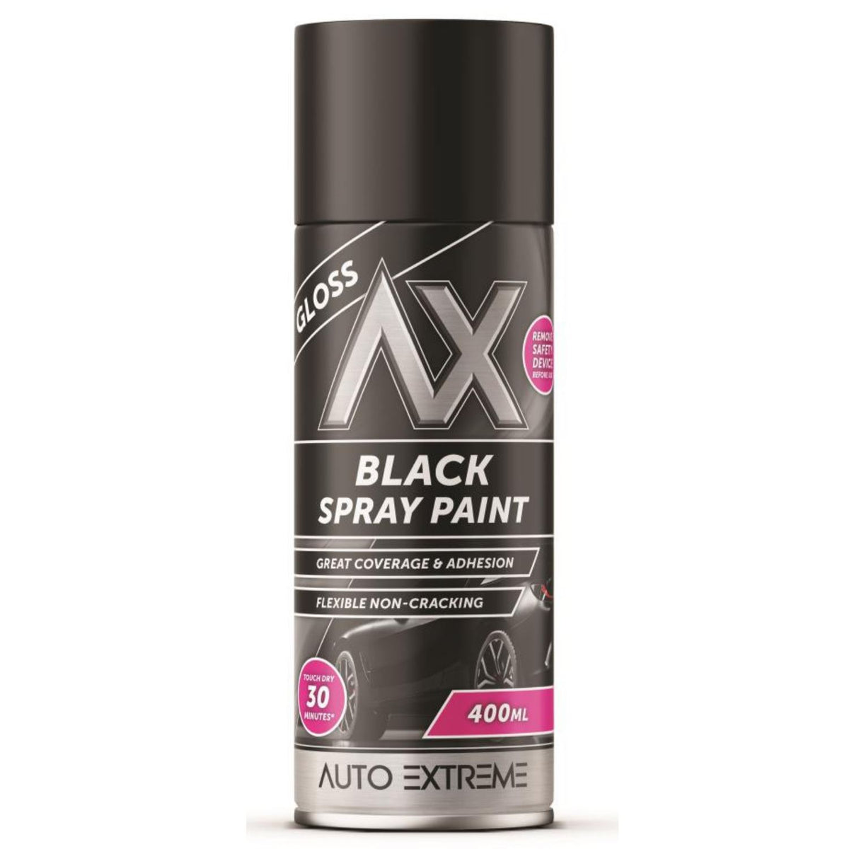 Auto Extreme Black Gloss Spray Paint 400ml