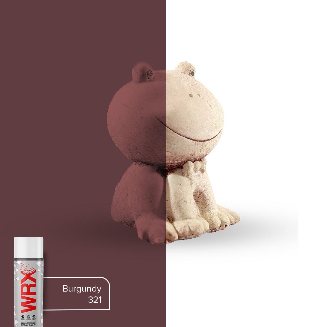 6X WRX Flat Burgundy Spray Paint 400ml Spray Paint