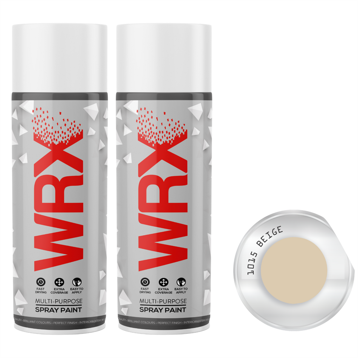 2X WRX Beige Spray Paint 400ml
