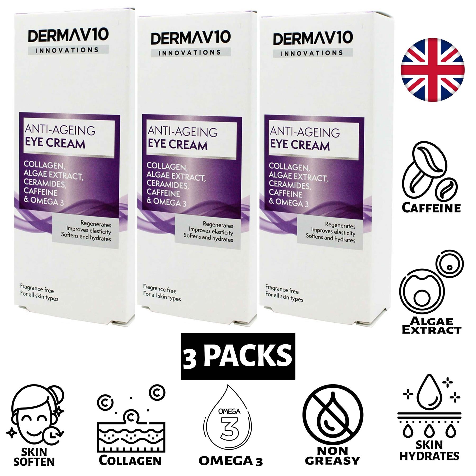 3X Innovations Anti Ageing Eye Cream 15ml Anti Ageing