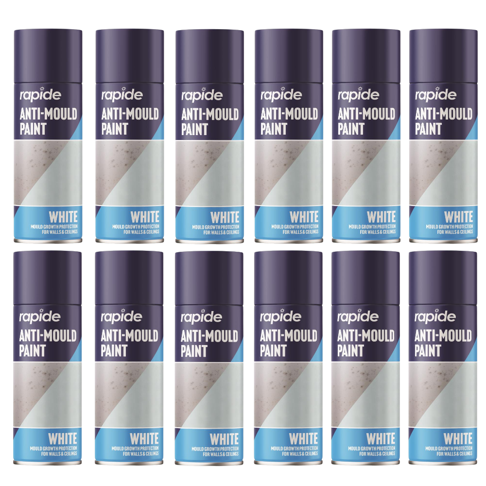 12X Rapide Anti-Mould Spray White 400ml