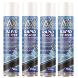 4X - Auto Extreme Fridge Freezer De-Icer Spray 750ml