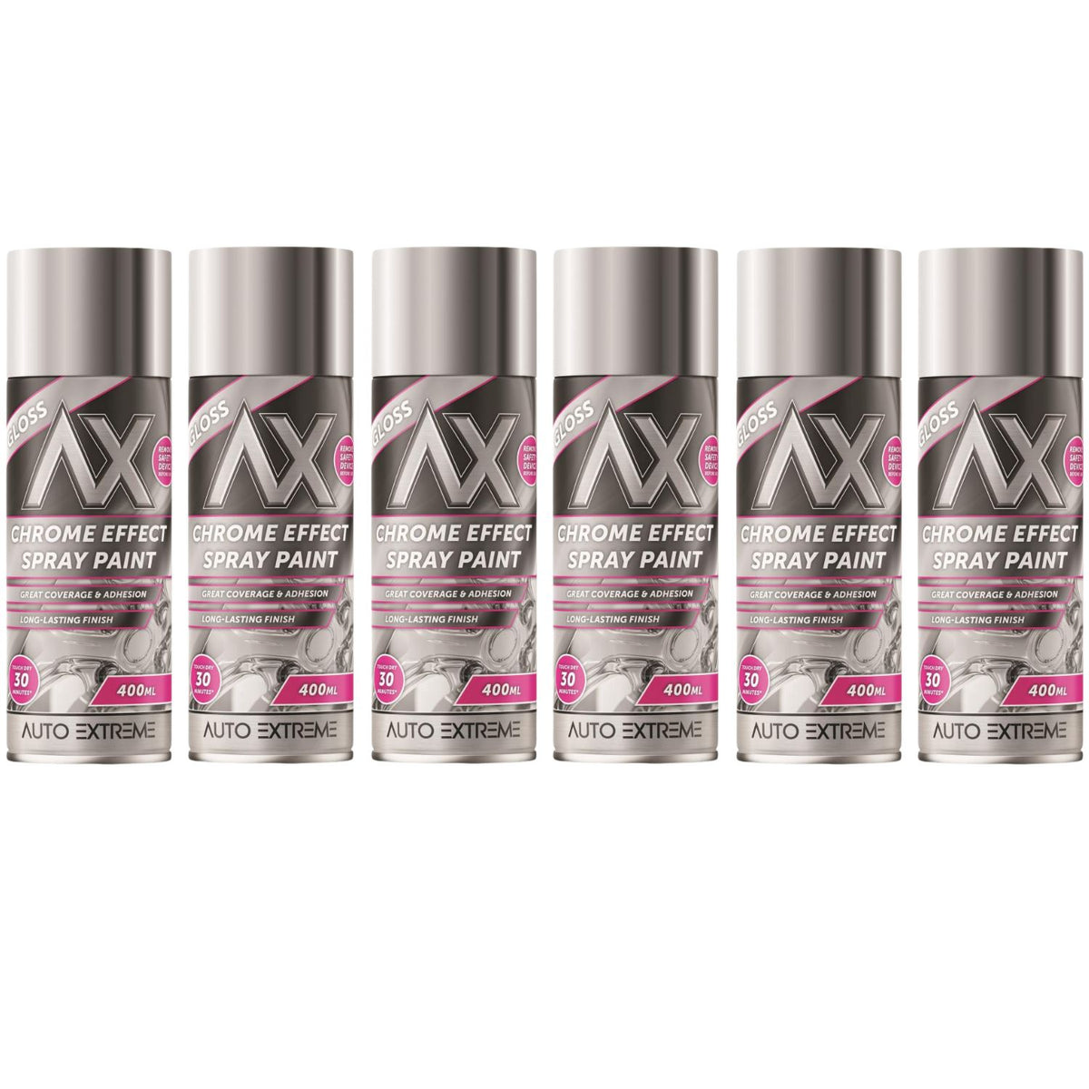 6X Auto Extreme Chrome Paint 400ml