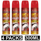4X PestShield Ant & Crawling Killer Spray 300ml Pest Control