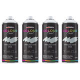 4X Timeless Grey RAL 7035 Satin Spray Paint 400ml
