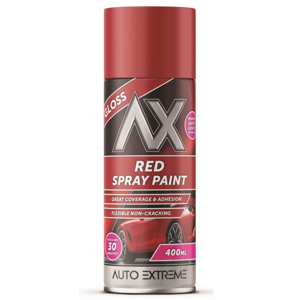 Auto Extreme Red Gloss Spray Paint 400ml