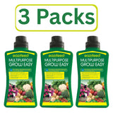 3X Multi Purpose Liquid Plant Food Concentrate Eazifeed For Fruit Flowers 500ml