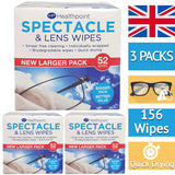 Spectacle Wipes 52pk X 3 Spectacle Wipes