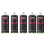 5X Crimson Red RAL 3003 Gloss Spray Paint 400ml