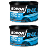 2X Isopon P40 Body Filler 250ml