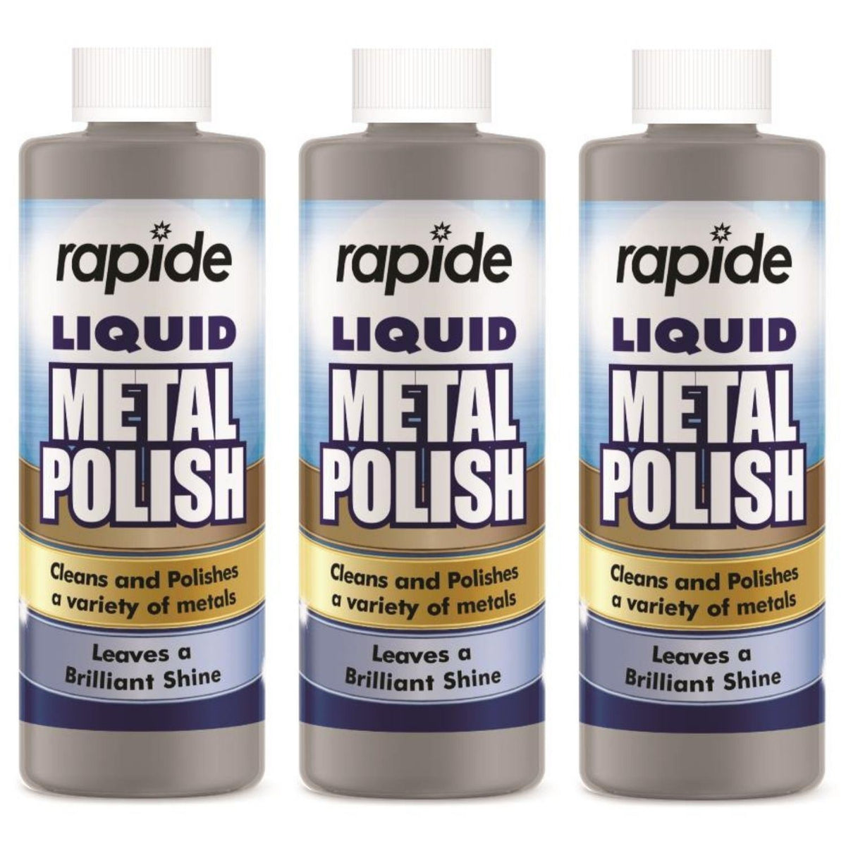 3X - Rapide Liquid Metal Polish 250ml