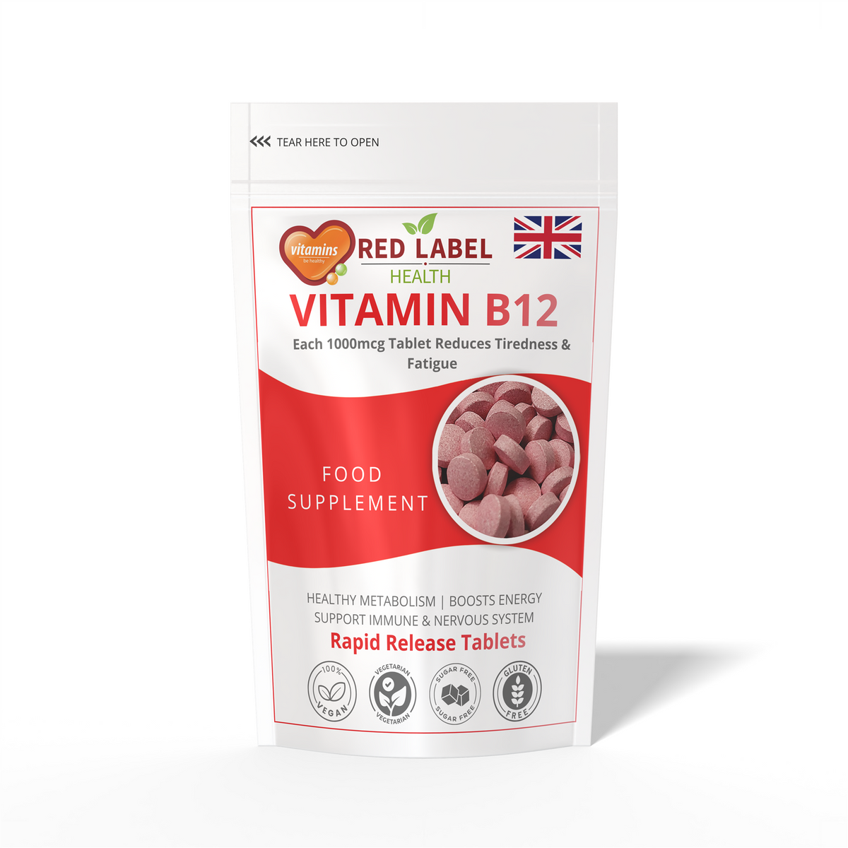 Vitamin B12 1000mcg - 300 Tablets
