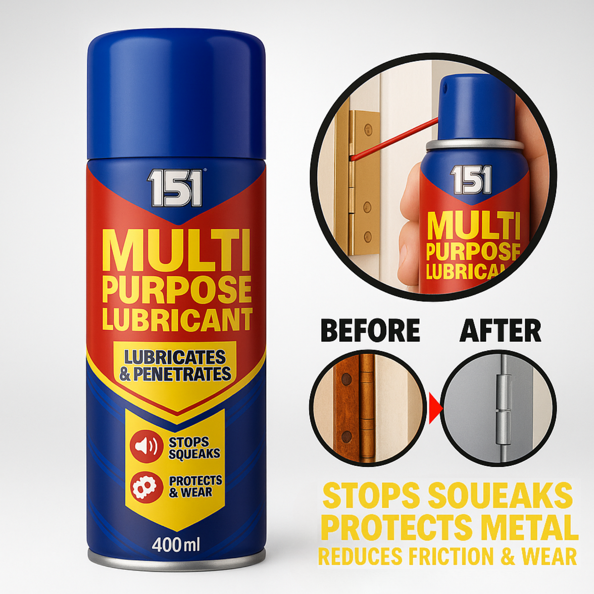 1X 151 Multi-Purpose Lubricant Spray lubricants & Penetrates 300ml