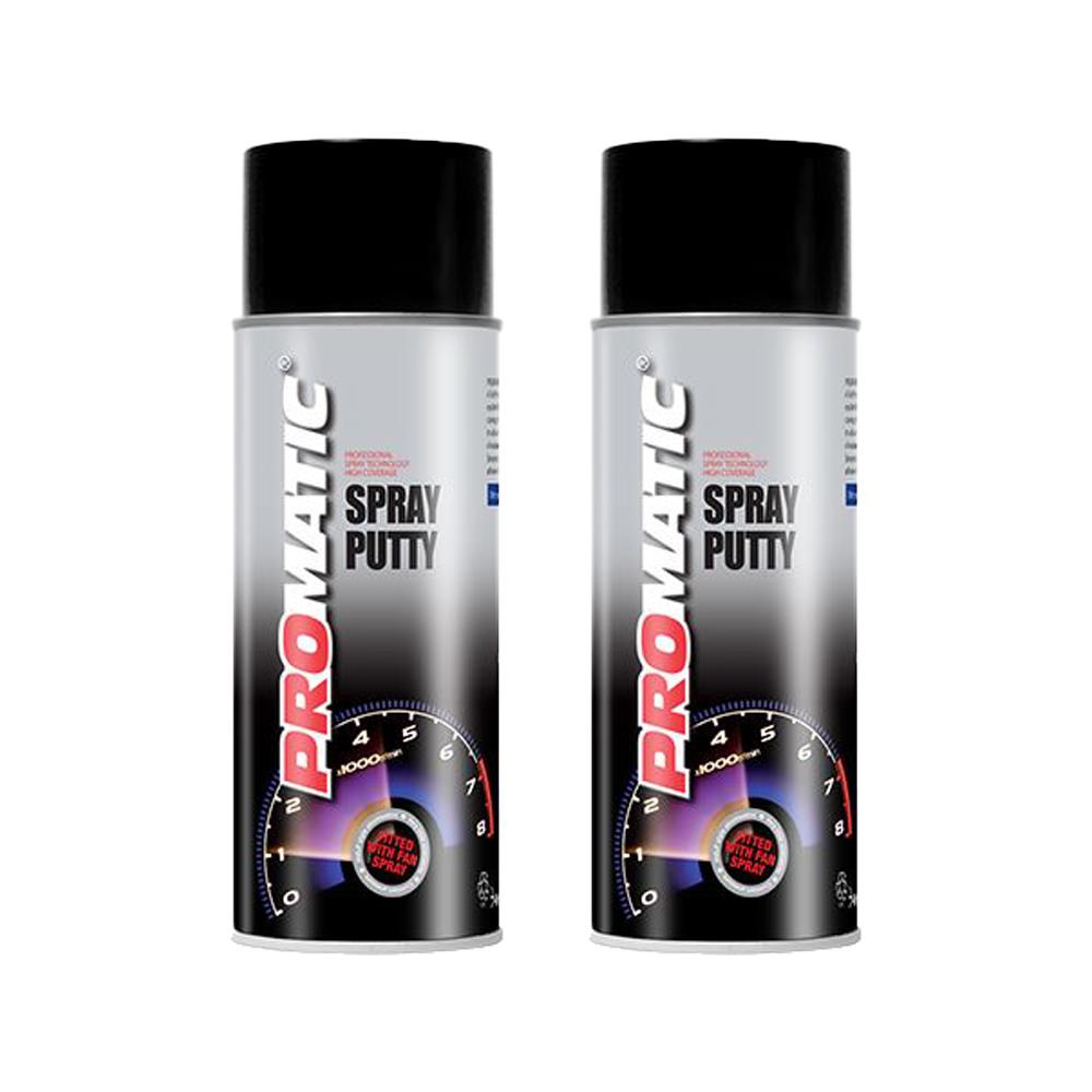 2X Promatic Spray Putty Spray Paint 400ml Technical Spray