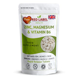 ZMA - Zinc Magnesium Vitamin B6 - 180 Tablets