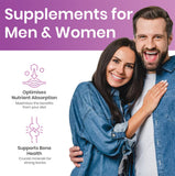 Magnesium Citrate 740mg - 60 Capsules High Strength Fatigue & PMS