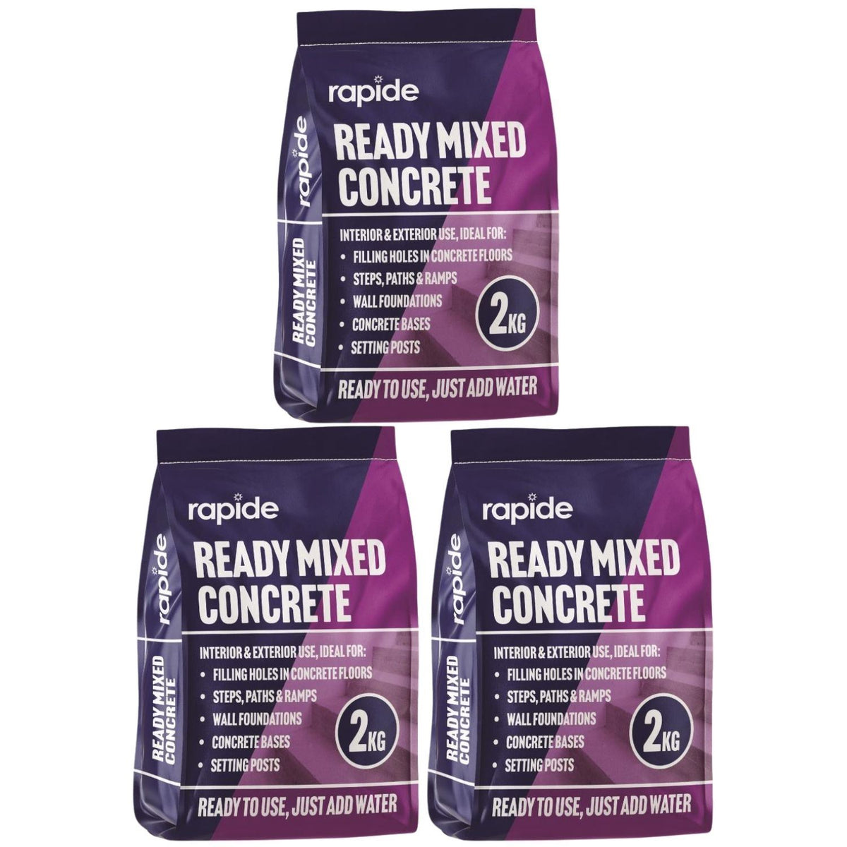 3X - Rapide Ready Mixed Concrete 2Kg