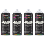 4X Elegant Snow RAL 9012 Satin Spray Paint 400ml