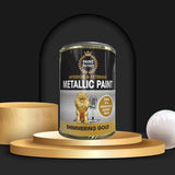 6X Paint Factory Metallic Gold Paint Tin 300ml