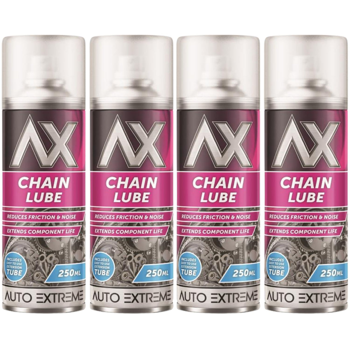 4X Chain Lube Spray 250ml