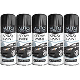 5X Auto Extreme Black Gloss Spray Paint 250ml Spray Paint