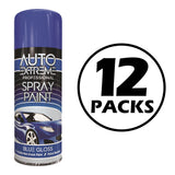 12X Auto Extreme Blue Spray Paint 400ml Spray Paint