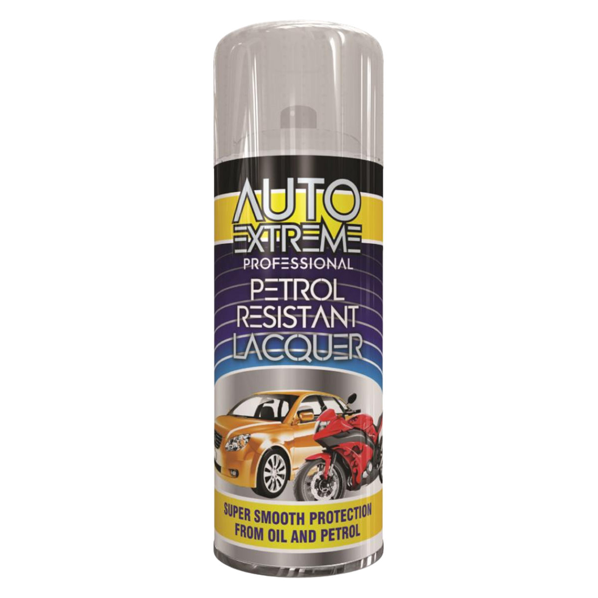 Auto Extreme petrol resistant lacquer spray for super smooth protection against oil and petrol