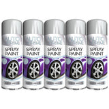 5X Auto Extreme Silver Wheel Spray Paint 250ml Spray Paint