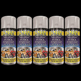 5X Auto Extreme Lacquer Petrol Resistant Spray 400ml Spray Paint