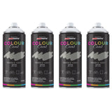4X Pebble Grey RAL 7030 Satin Spray Paint 400ml
