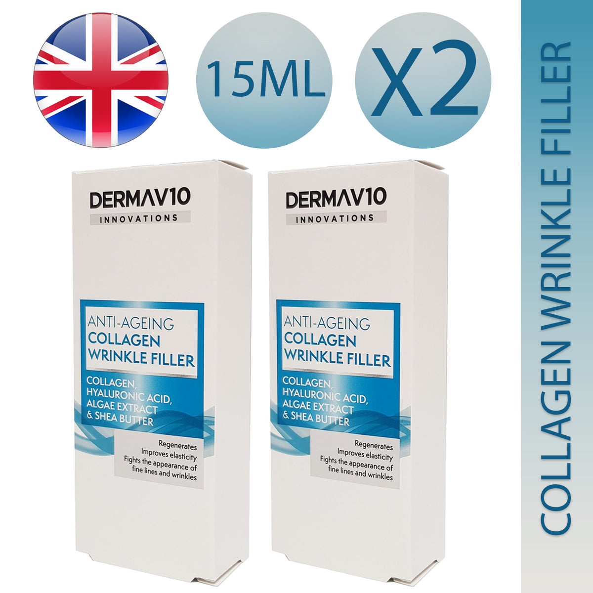 2X Innovation Collagen Wrinkle Filler 15ml Wrinkle Filler