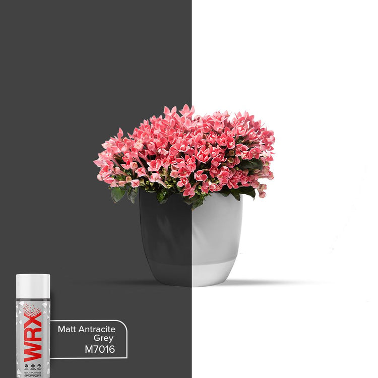4X WRX Anthracite Grey Matt Spray Paint 400ml RAL 7016