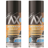 2X Underbody Sealant Black Spray 400ml
