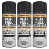 3X Paint Factory Cast Iron Effect Spray Paint 400ml Spray Paint