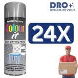 24X - Paint Factory Auto White Primer Spray 250ml