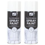 2X 151 White Matt Spray Paint 400ml Spray Paint