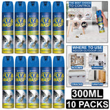 10X PestShield Fly & Wasp Killer Spray 300ml Pest Control