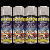 4X Auto Extreme Lacquer Petrol Resistant Spray 400ml Spray Paint