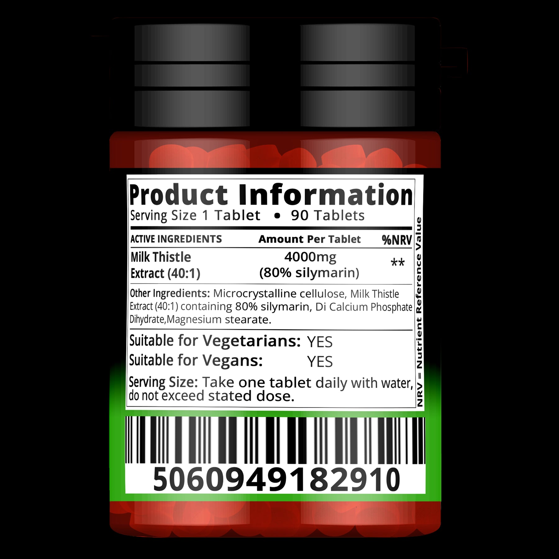Milk Thistle 90 Tablets 4000mg
