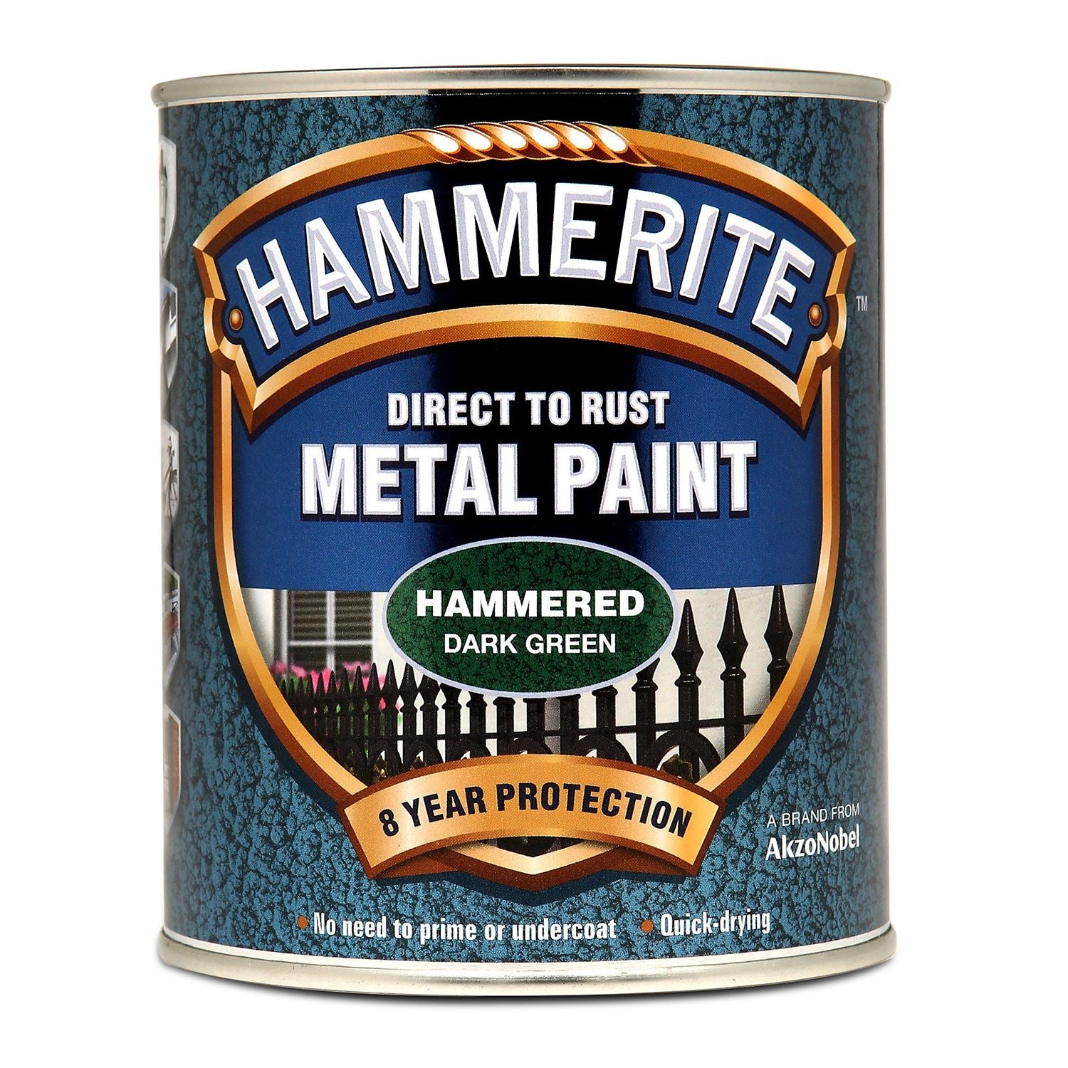 Hammerite Hammered Dark Green Paint 750ml