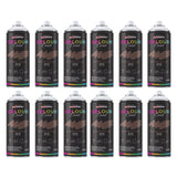 12X Nutmeg Brown RAL 8025 Satin Spray Paint 400ml