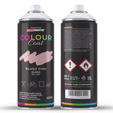 Colour Coat Blush Pink Gloss Spray Paint Can for use with spray gun, 400ml for smooth finishes