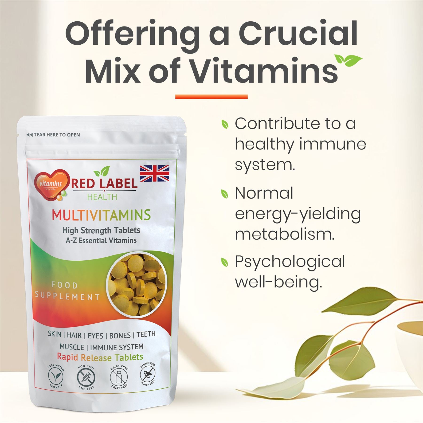 Multi Vitamins - 180 Tablets Multivitamins
