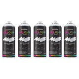 5X White Primer Matt Spray Paint 400ml