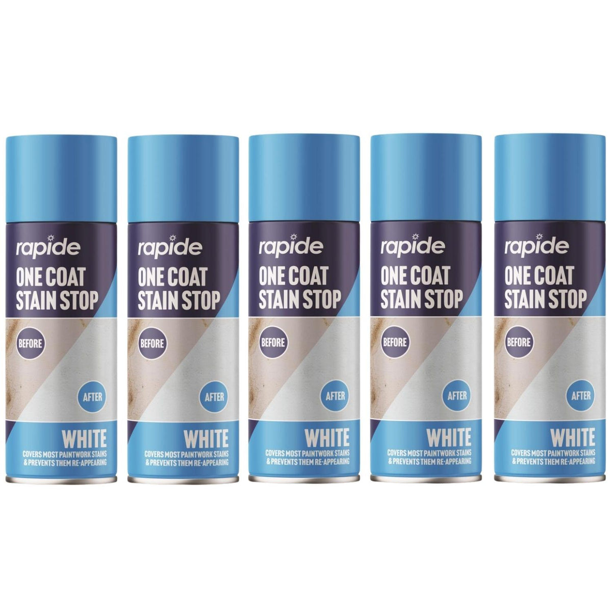 5X - Rapide One Coat Stain Stop 400ml Spray 400ml