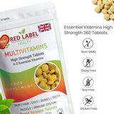 Multi Vitamins - 180 Tablets Multivitamins
