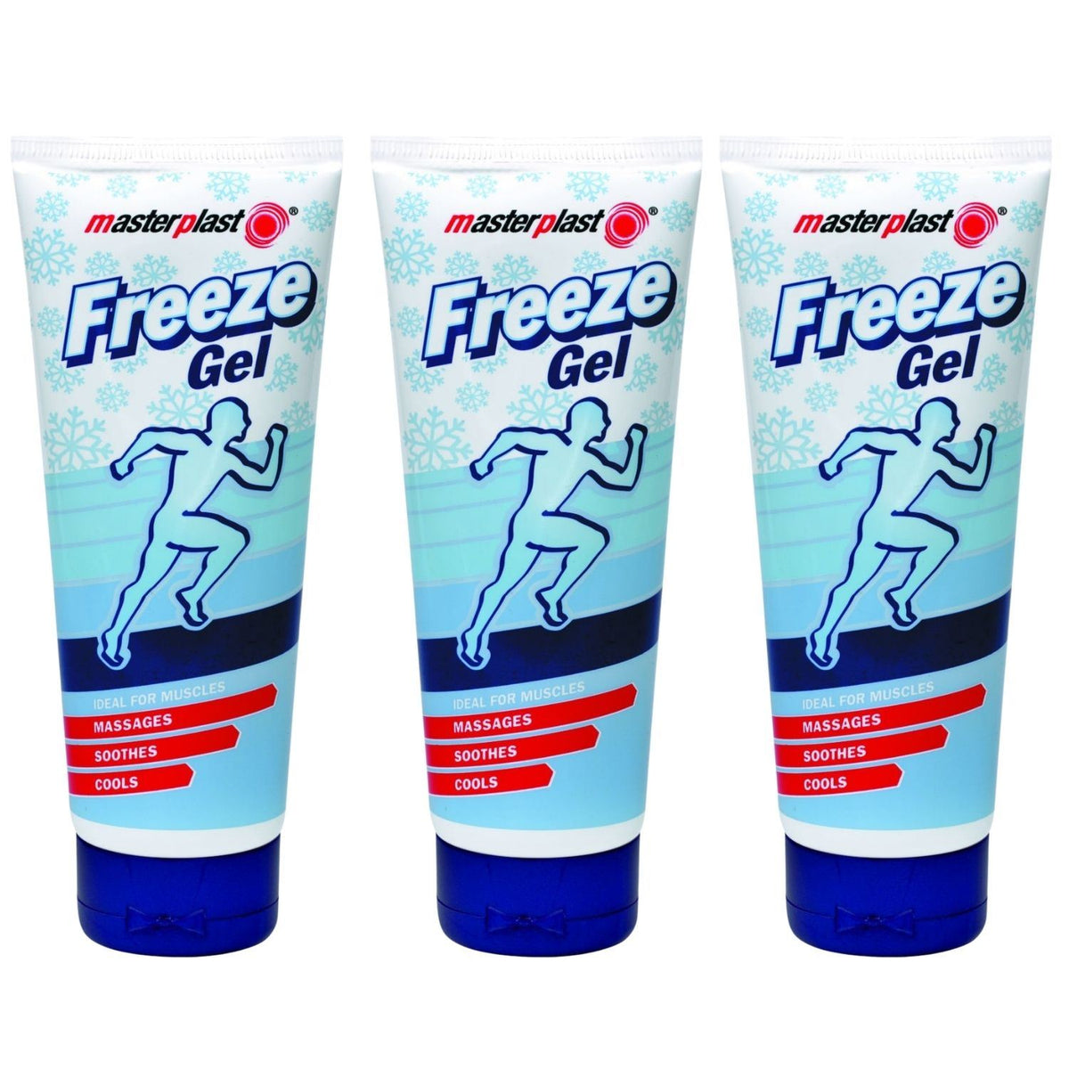 3X - Masterplast Freeze Gel Tube 170ml