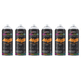 6X Tiger Orange RAL 2011 Gloss Spray Paint 400ml