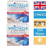 Spectacle Wipes 52pk X 2 Spectacle Wipes